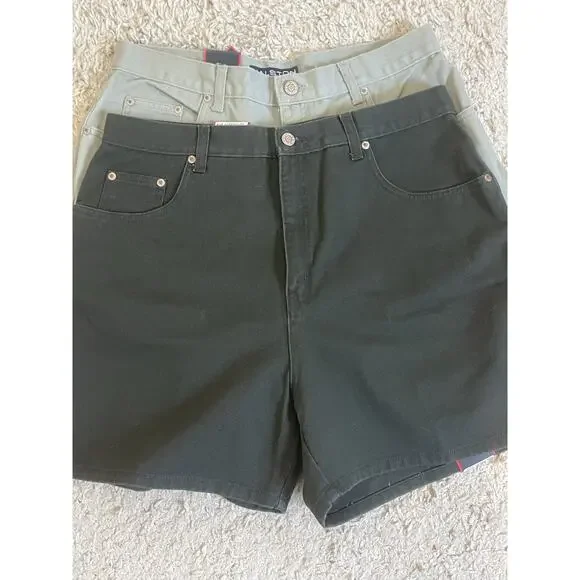 Vintage Halston Jeanswear Womens Mom Jean Shorts High Rise | NWT| Pair| Size 14 - Picture 2 of 9